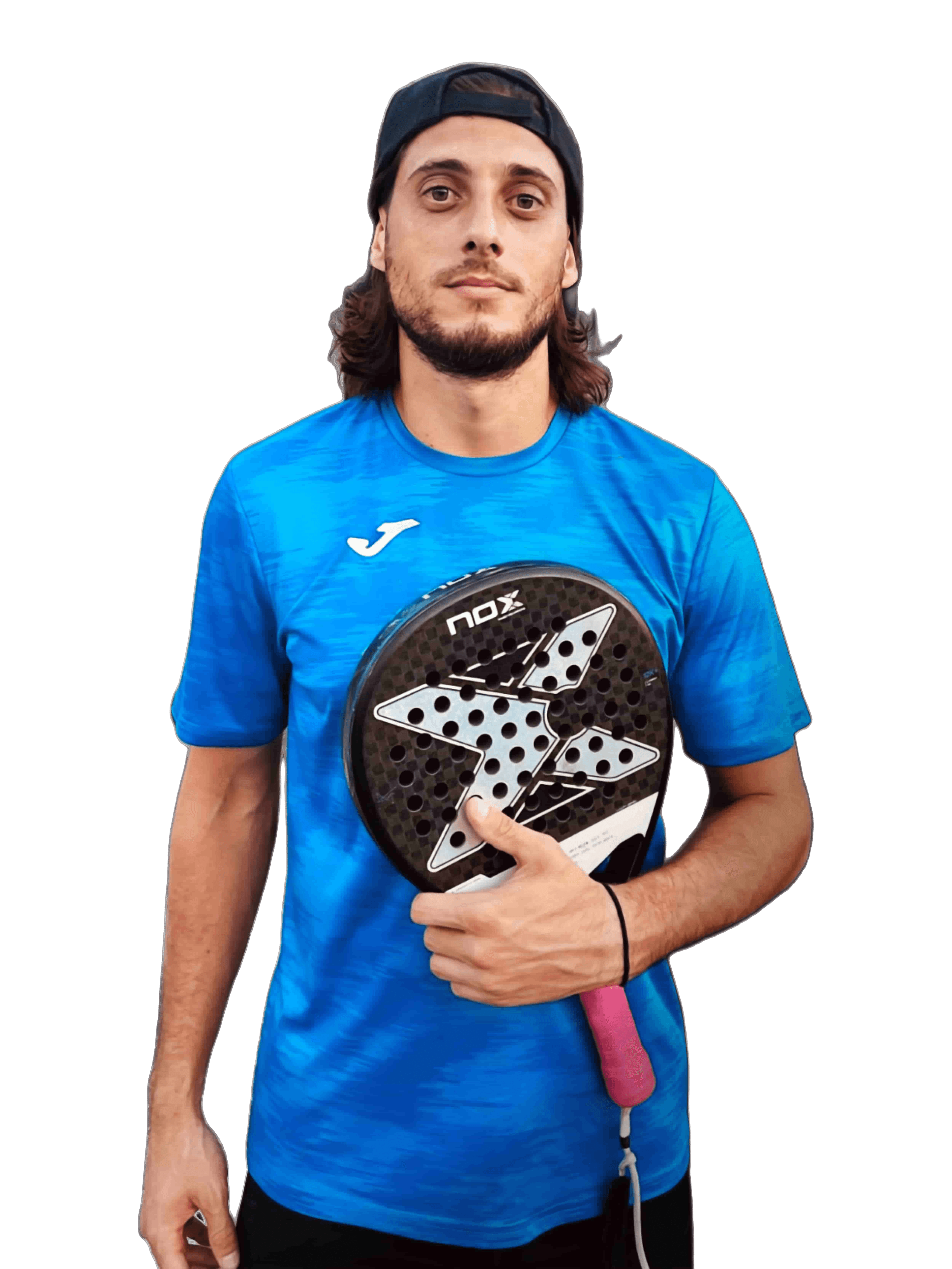 Martin Chaig insegnando padel